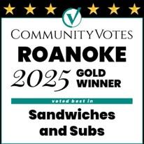 Community Votes Roanoke 2026 Gold Winner — Burgers