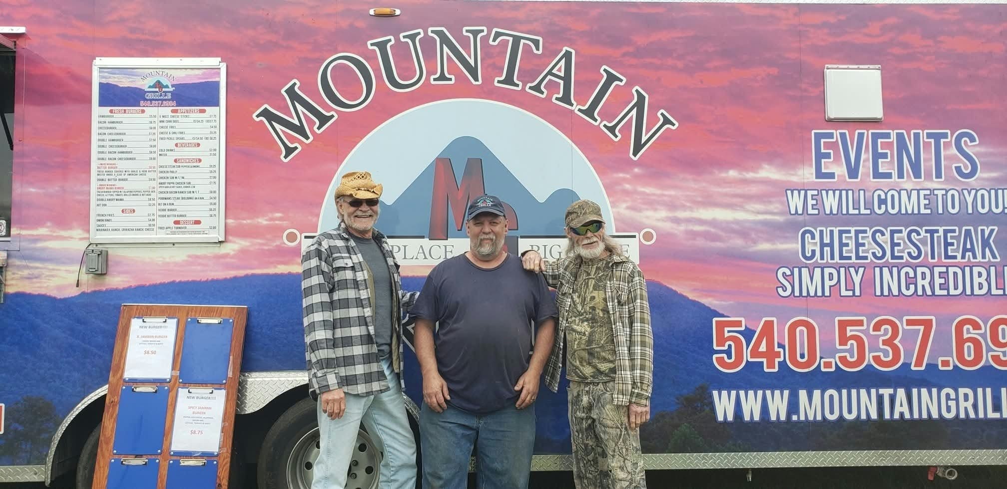 Mountain Grille at parade event with horse
